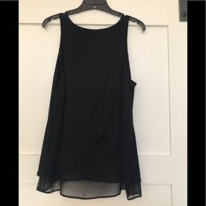 EIC Loft Sleeveless Top w/ Peekaboo Sheer Lining